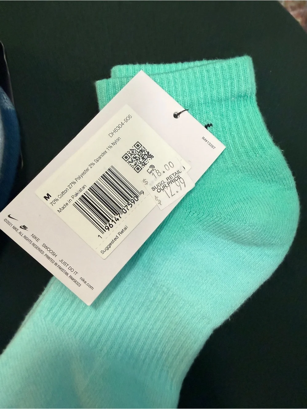 Nike Everyday Plus Cushioned Ankle Socks- 3 Pairs Total